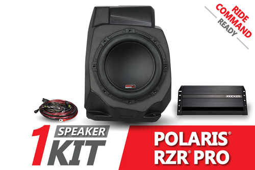 SSV Works '20-'24 RZR Pro Under-Dash 10" Subwoofer Enclosure Add-On for Ride Command (SSV SUB)