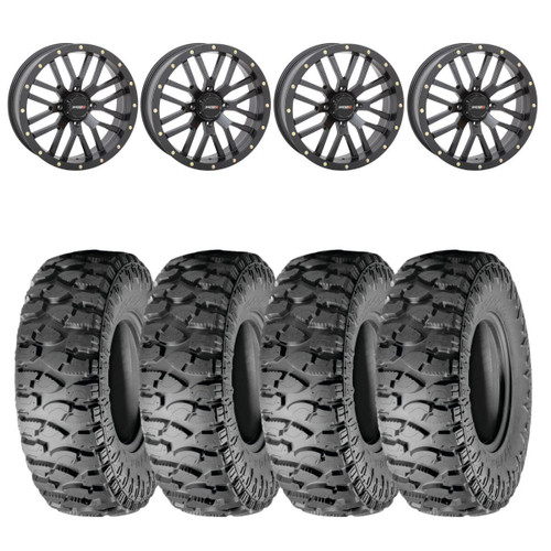 System 3 Black ST-3 & Atturo Trail Blade Boss Wheel & Tire Kit