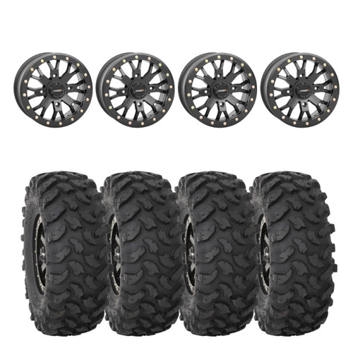 System 3 Black SB-4 Beadlock & System 3 Offroad XTR370 Wheel & Tire Kit