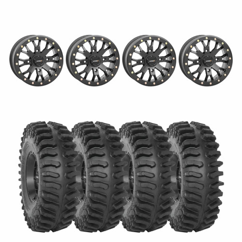 System 3 Black SB-4 Beadlock & System 3 Extreme Trail Radial XT400 Wheel & Tire Kit