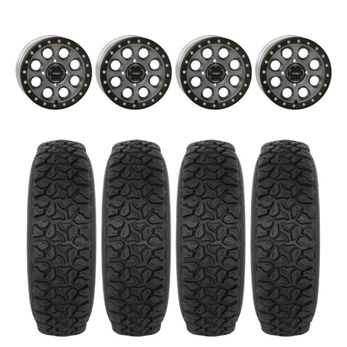 System 3 Titanium SB-7 Beadlock & System 3 DX440 Offroad Wheel & Tire Kit