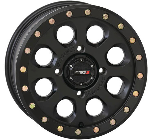 System 3 SB-7 Beadlock Wheels - Matte Black (OPEN BOX)