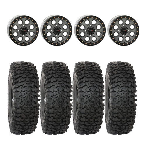 System 3 Titanium SB-7 Beadlock & System 3 RC500S 8 Ply Rock Crawler Wheel & Tire Kit