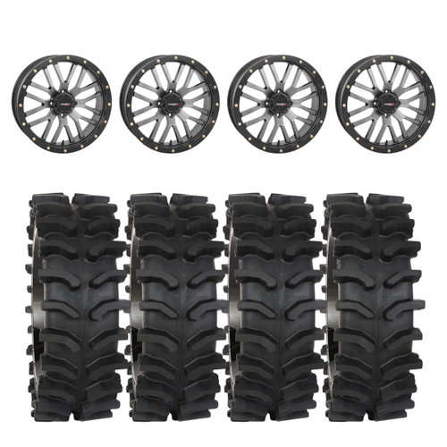 System 3 Grey ST-3 & System 3 XT400W Xtreme Mud Wheel & Tire Kit