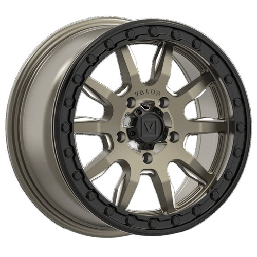Valor Offroad V15 UTV Wheel - Satin Bronze