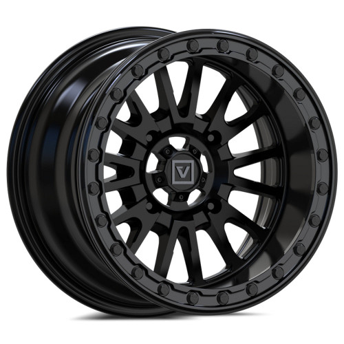 Valor Offroad V16 UTV Beadlock Wheel - Satin Black