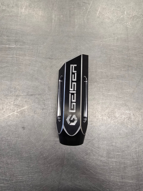 Upgrade the interior of your Polaris Ranger 1500 with the Geiser Performance Shift Knob—designed to deliver a premium look, solid feel, and long-lasting durability. This simple upgrade makes a noticeable difference every time you shift.

Premium 6061-T6 Aluminum Construction
Machined from high-quality 6061-T6 aluminum, this shift knob offers exceptional strength and durability while maintaining a lightweight design. It’s built to handle daily use on the trail, job site, or wherever your Ranger takes you.

Sleek Black Anodized Finish
The black anodized coating provides excellent resistance to wear and corrosion, while the post-anodized machined edge adds a clean, high-end contrast. The result is a modern, performance-inspired look that enhances your cab’s interior.

Perfect OEM Fitment
Designed to slide directly over the factory shifter post, this knob ensures a tight, secure fit. The included set screw locks it firmly in place, so you get a solid, confident feel every time you shift.

Quick and Easy Installation
No complicated modifications required. With all hardware included, installation is fast and straightforward—making it one of the easiest upgrades you can do to your Ranger 1500.

Built for Style and Function
Whether you’re upgrading your machine for aesthetics or improving the feel of your controls, this shift knob delivers both. It’s a small detail that adds a big impact to your overall driving experience.

Key Features:

CNC-machined from 6061-T6 aluminum
Durable black anodized finish with machined accents
Designed for a tight, secure fit on OEM shifter post
Set screw mounting for stability
All hardware included
Quick and easy installation

Give your Polaris Ranger 1500 a refined, performance-driven interior upgrade with the Geiser Performance Shift Knob.