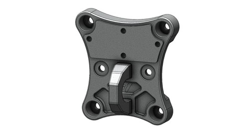 Ct Race Worx Can-am Maverick X3 Billet Radius Rod Plate W/ Tow Ring & Steel Plate