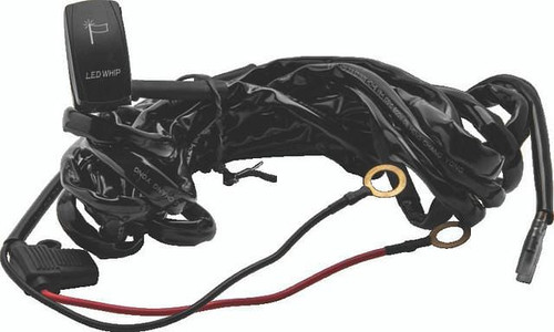 Quadboss Led Lighted Whip Wiring Harness