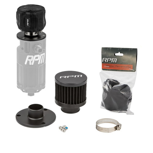 Rpm Powersports 4-stage Oil Catch Can External Filter Top W/ Filter & Pre Filter