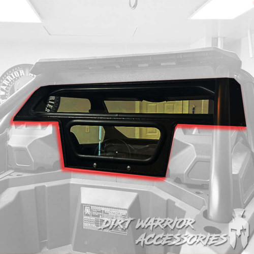 Dirt Warrior '25+ Polaris RZR Pro XP Rear Windshield w/ Rockford Fosgate System