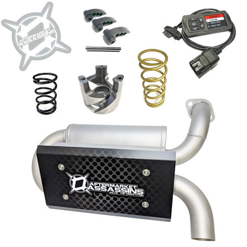 Aftermarket Assassins Polaris Ranger Crew XP 1000 Stage 2 Lock & Load Kit w/Dual Suppressor Muffler (New Body Style)