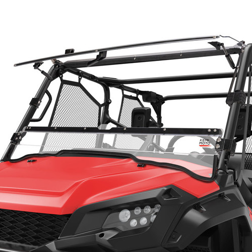Kemimoto Honda Pioneer 1000 2-IN-1 Flip Windshield