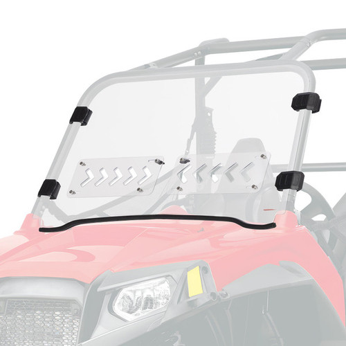 Kemimoto Polaris RZR 800 / XP 900 / 570 Front 2-IN-1 Vented Windshield