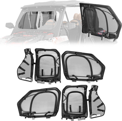 Kemimoto Polaris RZR XP4 1000/Turbo Window Mesh with Steel Frame