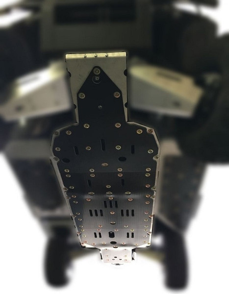 Ricochet Offroad Kawasaki Mule PRO FXT/FX 4-Piece Full Frame Skid Plate Set