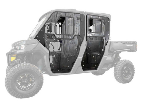 SuperATV Can-Am Defender MAX HD11 Convertible Cab Enclosure Doors