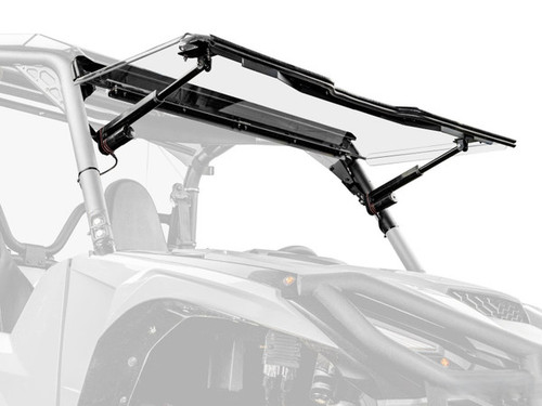 SuperATV Yamaha Wolverine X4 850 Scratch Resistant Flip Windshield