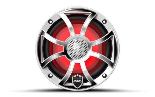 Wet Sounds Revo Series 6.5" High-output Component Style Coaxial Speakers (w/ Xs-white-stainless Rgb Grilles)