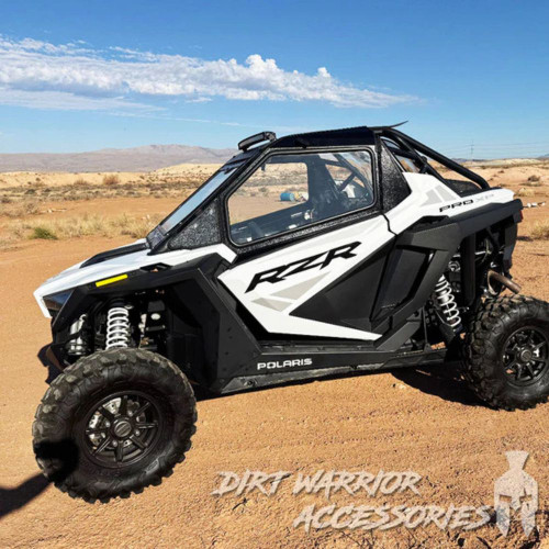 Dirt Warrior '19-'24 Polaris RZR Pro XP 2-Seat Cab Enclosure Upper Side Doors & Panels