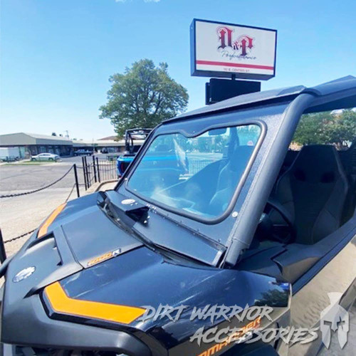 Dirt Warrior '21+ Can-Am Commander 2-Seat Rear Windshield