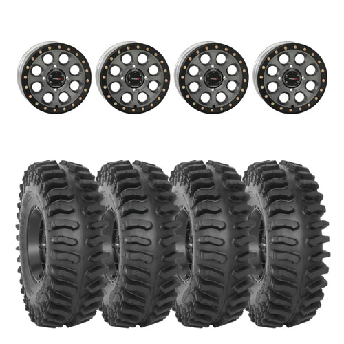 System 3 Titanium SB-7 Beadlock & System 3 Extreme Trail Radial XT400 Wheel & Tire Kit