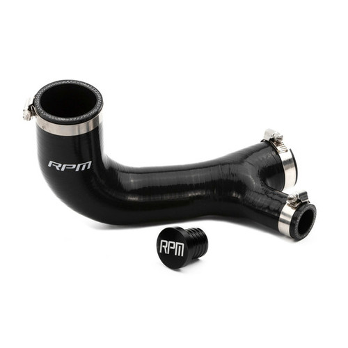 RPM Fab - Can-Am Maverick X3 Turbo Black Silicone Blow Off Valve Adapter Tube