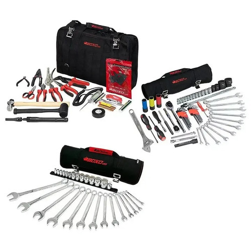 Boxo Usa Off-road Bag Combo | 108-piece Off-road Tool Bag And Sae Tool Roll
