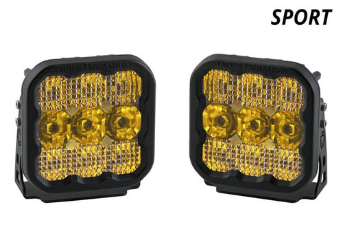 Diode Dynamics Universal Ss5 Yellow Sport Led Pod (pair)