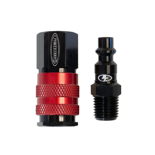 Power Tank Red Upgrade Kit - Upgrade Any Power Tank Tire Inflator Gauge To Quick-switch Red Coupler
