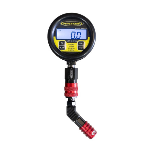 Power Tank Tpg Racer Red - 100 Psi Precision Digital Modular Tire Pressure Gauge