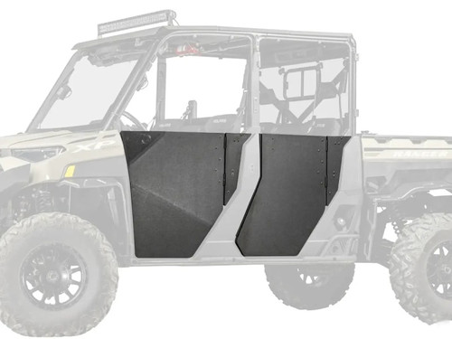 Superatv Polaris Ranger Xp 1000 Crew Hdpe Half Doors