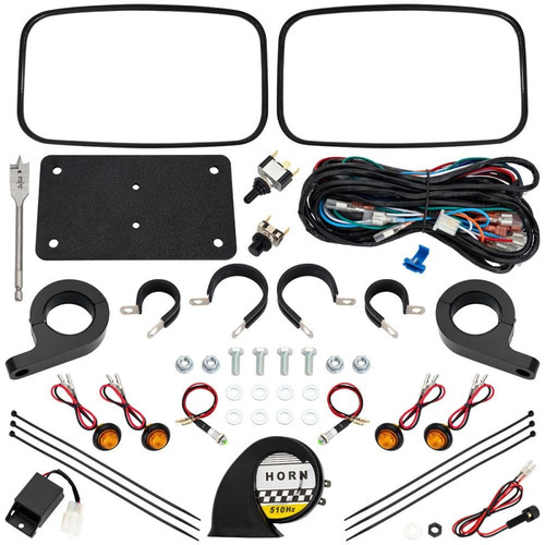 Tusk Arctic Cat / Honda Pioneer / Kawasaki Mule/teryx / Polaris Ranger/rzr / Yamaha Rhino/yxz Horn & Signal Kit W/ Mirrors