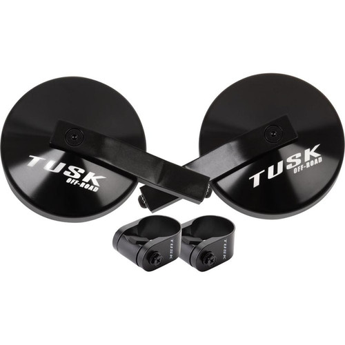 Tusk Low Profile Roll Cage Clamp Alloy Side Mirrors Kit