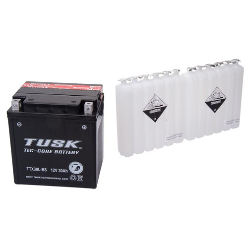 Tusk Tec-core Battery With Acid Ttx30lbs Maintenance-free