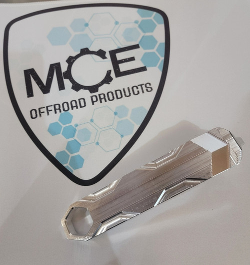 MCE Can-Am Commander and Maverick Trail Sport billet door handle kit featuring USA-made aluminum replacement handles installed for improved durability and custom UTV styling.