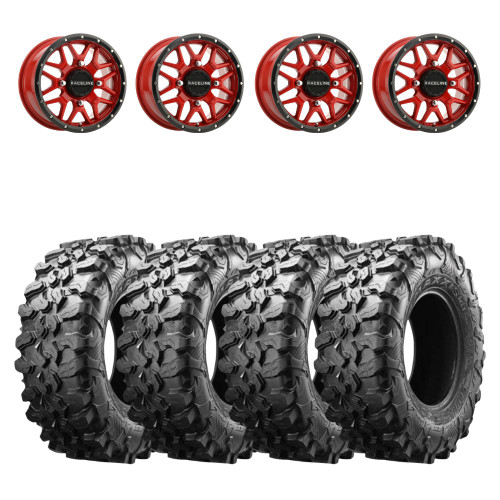 Raceline A94R Krank Simulated Beadlock & Maxxis Carnivore Radial Wheel & Tire Kit