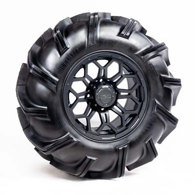 Falcon Ridge - Kawasaki Mule 600/610 Pre-Mounted Outlaw 3 Tire with Gun Metal Gray Soar HC-8S Wheel