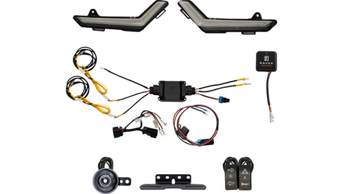 Quadboss - Can-Am Defender HD10 Signature Lights Gen3 Speakeasy Turn Signal Kit w/ Rocker Switches