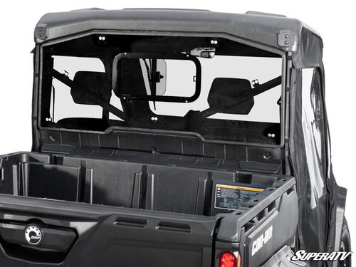 SuperATV - Can-Am Defender HD9 Sliding Rear Windshield