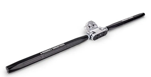 Assault Industries Turret Style Heavy-Duty Tie Rods for Can-Am Maverick R featuring oversized 7075 billet aluminum tie rods, heavy-duty chromoly heim joints, optional 4140 steel outer tie rod ends, and hard anodized black finish.