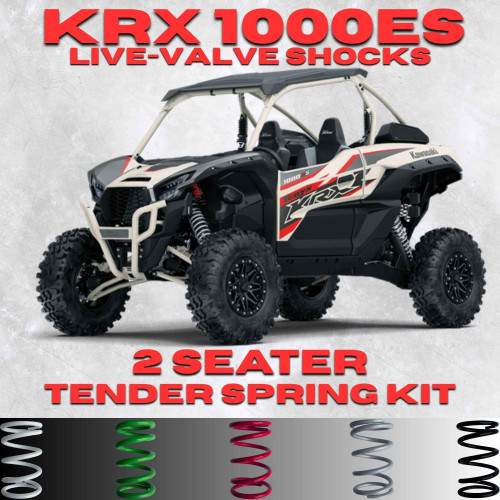 Kawasaki KRX 1000 ES 2 Seater Tender Spring Kit (Live Valve Shocks) - Full Kit