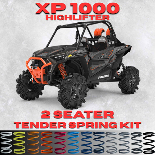 Polaris RZR XP 1000 Highlifter 2 Seater Tender Spring Kit (2014+) - Full Kit
