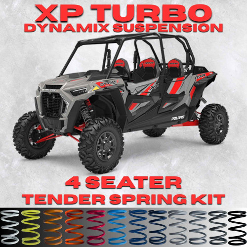 Polaris RZR XP Turbo Dynamix 4 Seater Tender Spring Kit - Full Kit