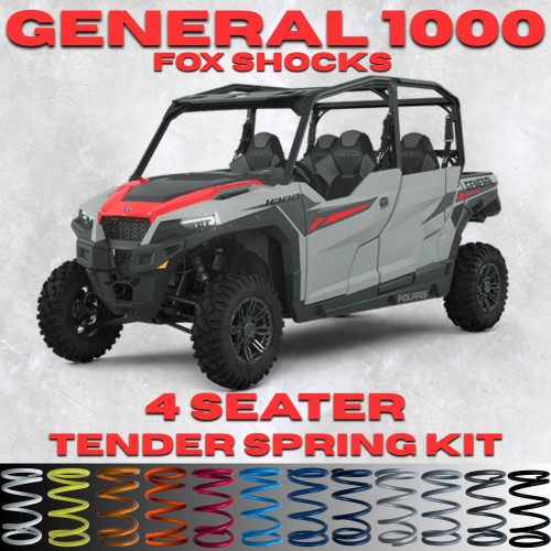 Polaris General 1000 4 Seater Tender Spring Kit (Fox Shocks)(Non XP) - Full Kit