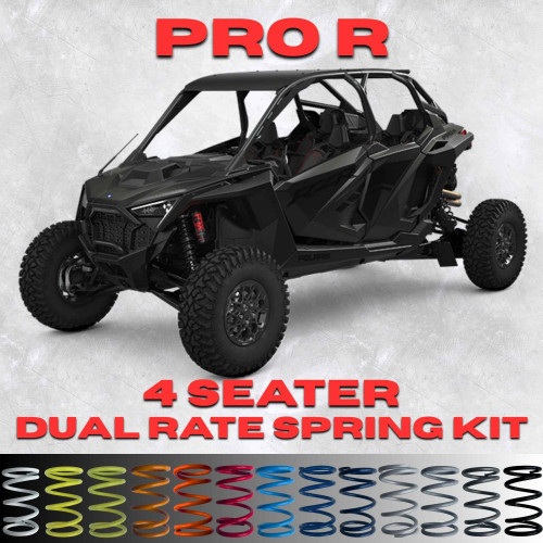 Polaris RZR Pro R 4 Seater Dual Rate Spring Kit - Full Kit