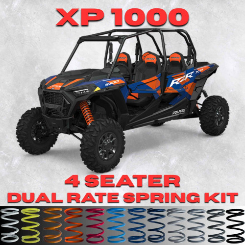 Polaris RZR XP 1000 4 Seater Dual Rate Spring Kit - Full Kit