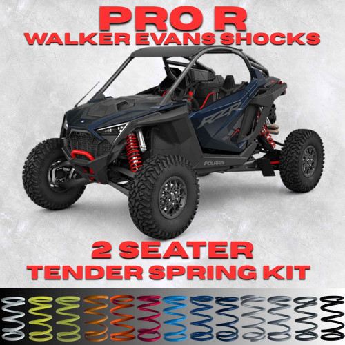 Polaris RZR Pro R 2 Seater Tender Spring Kit (Walker Evans Shocks) - Full Kit