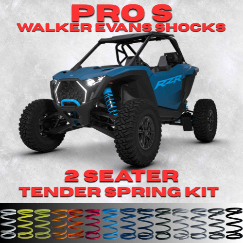 Polaris RZR Pro S 2 Seater Tender Spring Kit (Walker Evans Shocks) - Full Kit