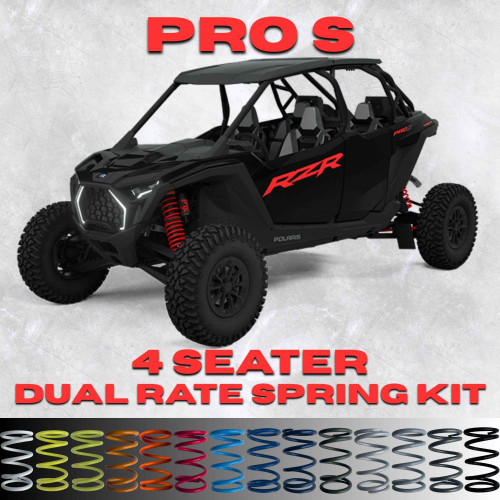 Polaris RZR Pro S 4 Seater Dual Rate Spring Kit - Full Kit